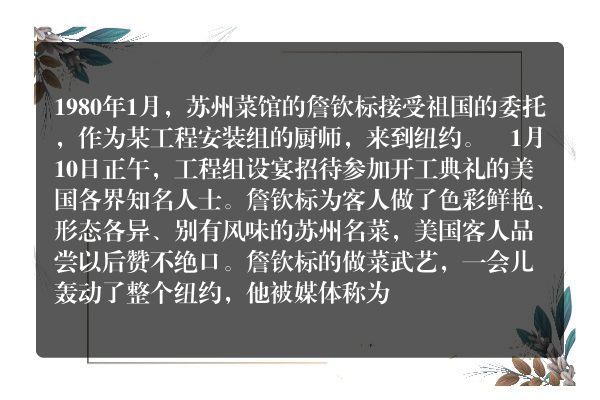 烹饪新星爱国记