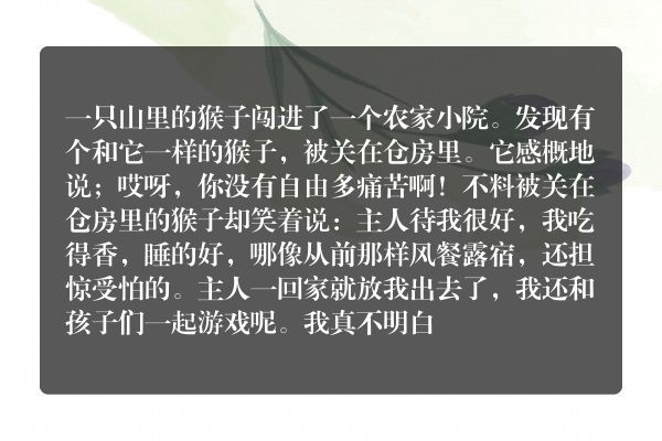 两只猴子