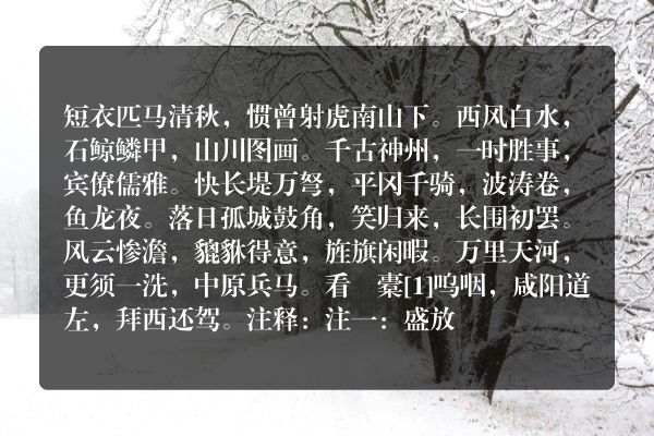 王渥——《水龙吟》