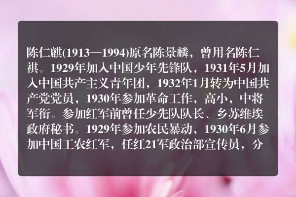 陈仁麒