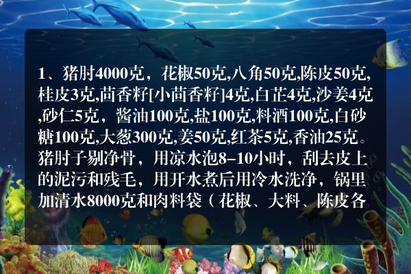 家常猪肘子怎么做(家常猪肘子的做法大全)