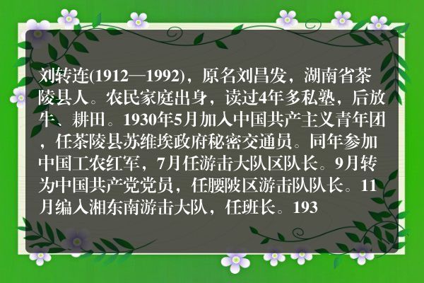 刘转连
