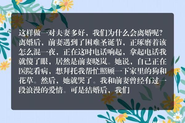 爱上前妻