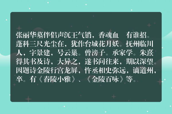 张丽华墓