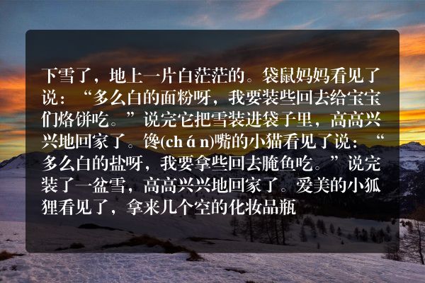 美丽的雪花灯